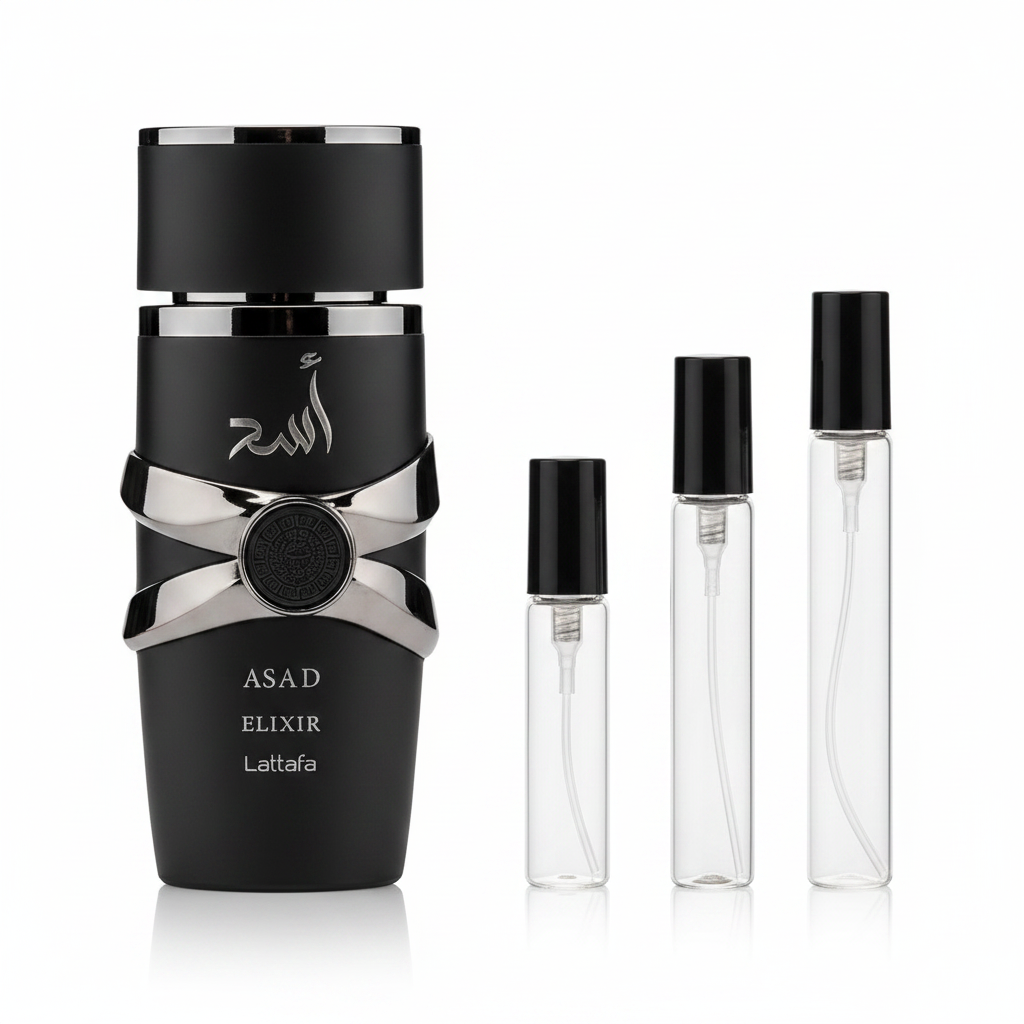 Asad Elixir Lattafa Sample 2ml 5ml 10ml