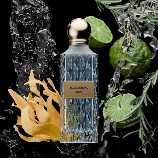 Ibraheem Al Qurashi - Blue Diamond – Aqua Eau de Parfum – Unisex – 150ml