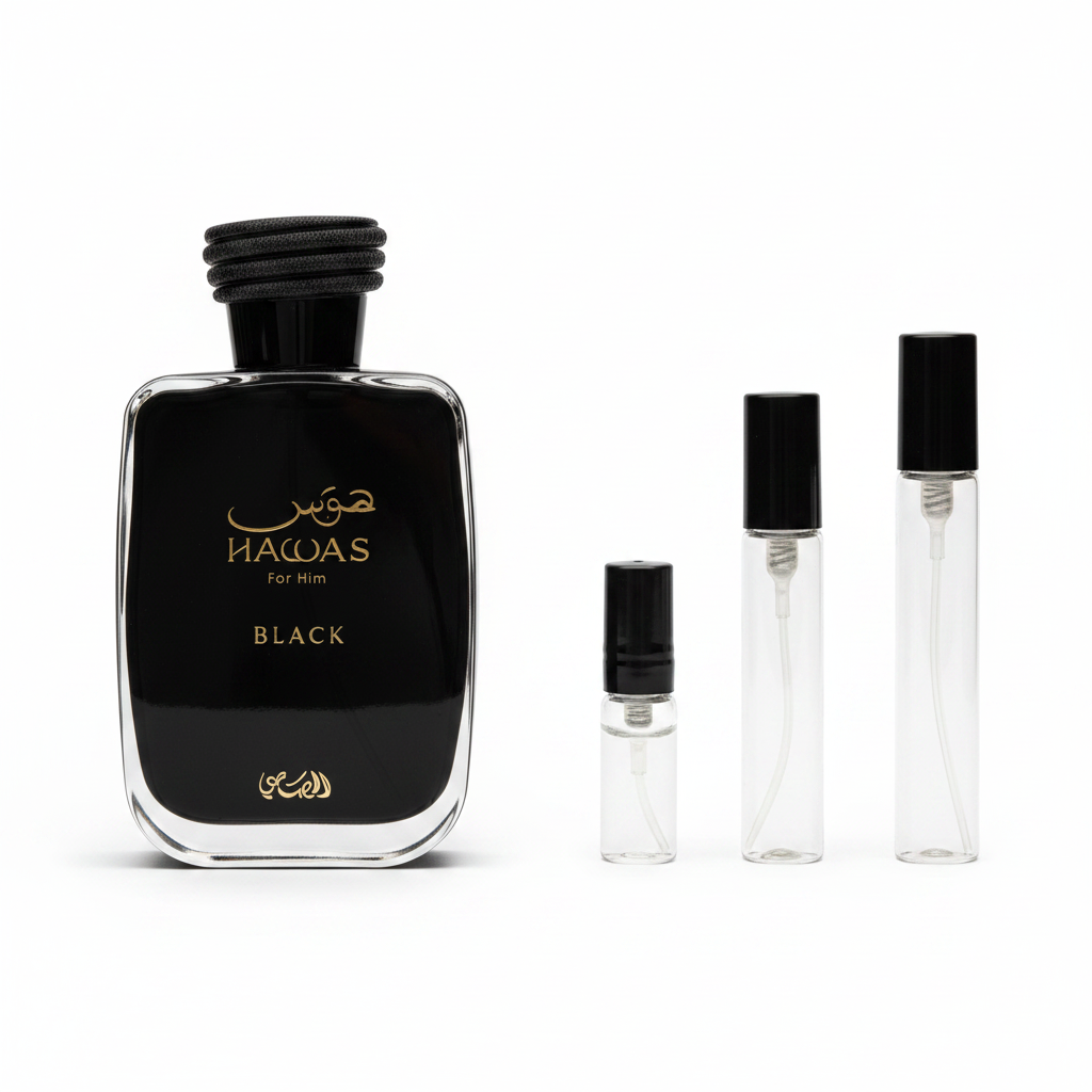 Hawas Black Rasasi Sample 2ml 5ml 10ml